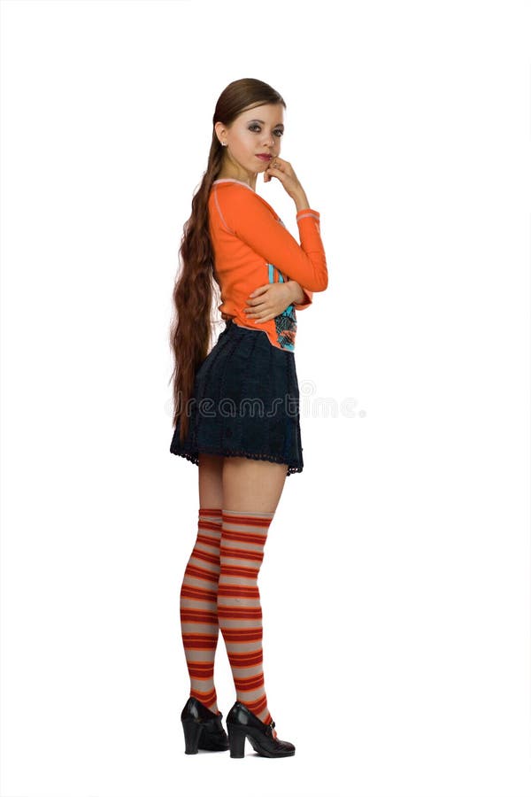 Bella giovane donna fotografia stock