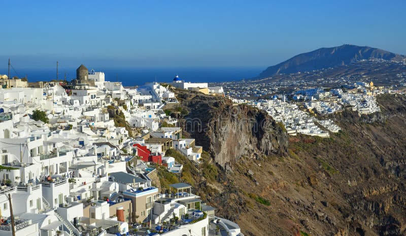Bella isola di Santorini, Grecia fotografia stock libera da diritti