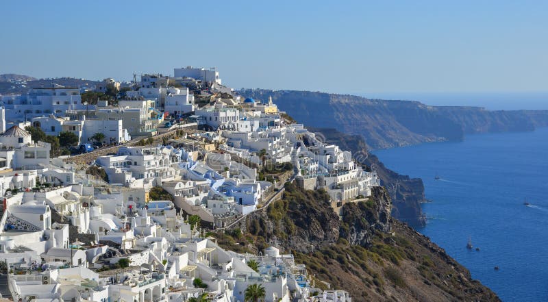 Bella isola di Santorini, Grecia immagini stock libere da diritti