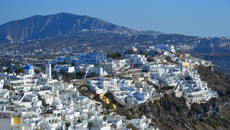 Bella isola di Santorini, Grecia immagine stock