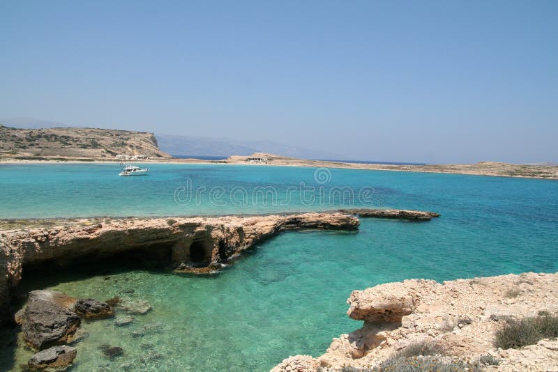 Bella spiaggia - isole della Grecia immagine stock Bella spiaggia - isole della Grecia immagine stock