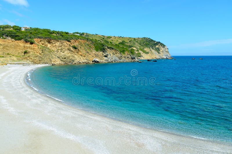 Bella spiaggia selvaggia immagine stock libera da diritti Bella spiaggia selvaggia immagine stock libera da diritti