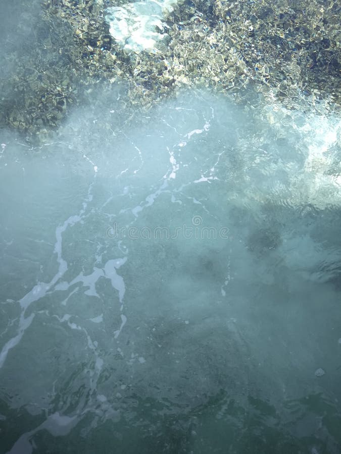 Bella vista dell'acqua di mare Vista dell'angolo alto della barriera corallina fotografia stock libera da diritti Bella vista dell'acqua di mare Vista dell'angolo alto della barriera corallina fotografia stock libera da diritti