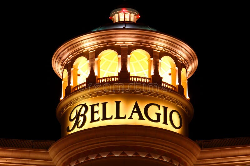 Bellagio of Las Vegas stock photography