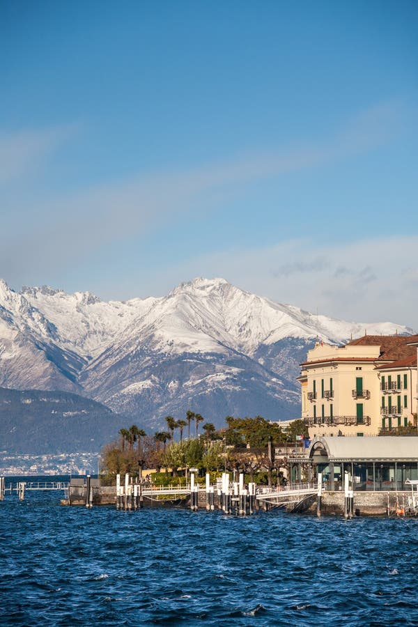 Bellagio και alps comenius ιταλία στοκ φωτογραφία με δικαίωμα ελεύθερης χρήσης