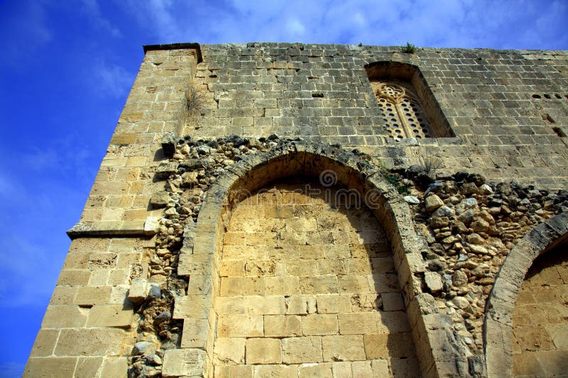 Bellapais Abbey royalty free stock photography Bellapais Abbey royalty free stock photography