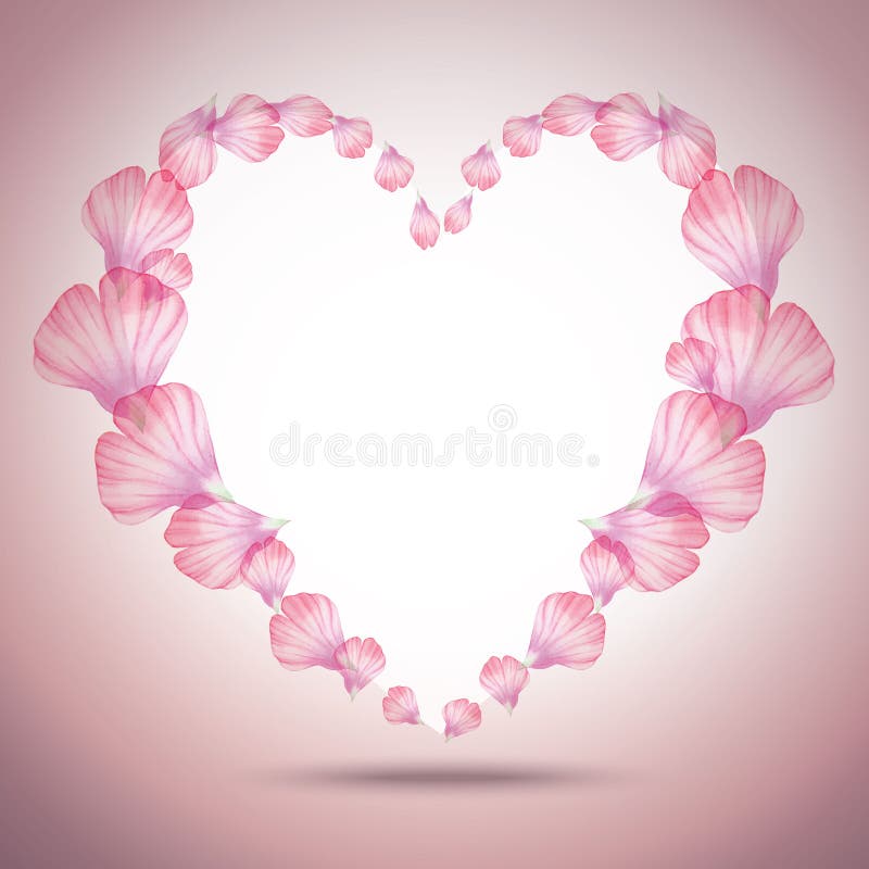 Belle carte de voeux florale pour Valentine Day illustration stock Belle carte de voeux florale pour Valentine Day illustration stock
