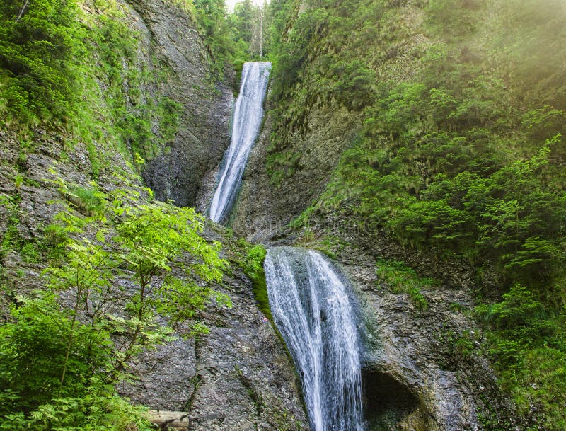 Cascade Duruitoarea photo stock. Image du waterfall - 115161812