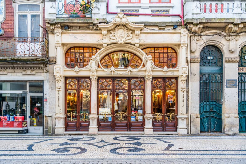 Belle Epoque era coffee shop Majestic Cafe in Porto, Portugal