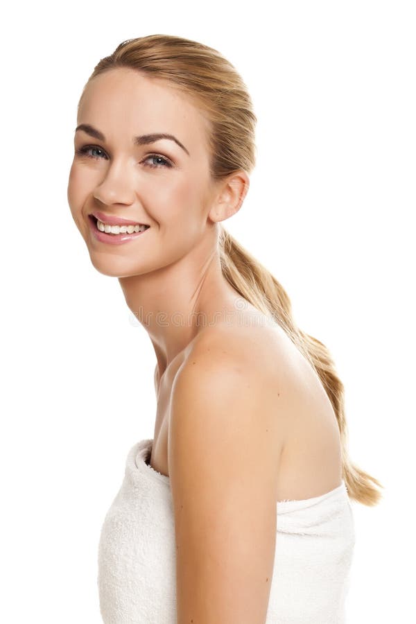 Belle femme blonde. image stock Belle femme blonde. image stock