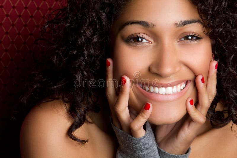 Belle femme de couleur photos stock