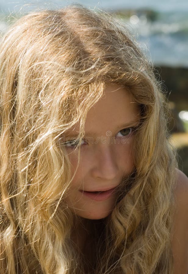 Belle fille photo stock