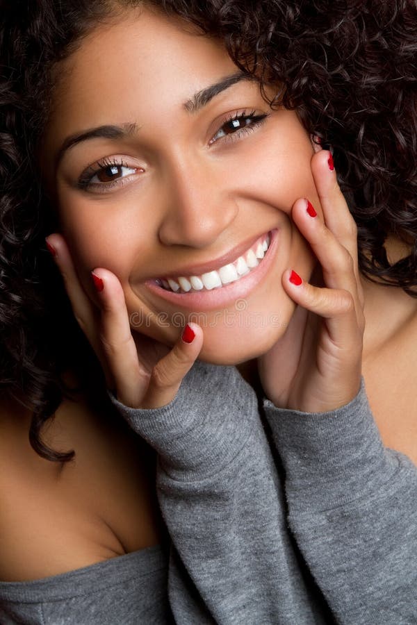 Belle fille de sourire images libres de droits Belle fille de sourire images libres de droits