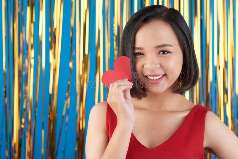 Belle fille le jour de valentines photo stock Belle fille le jour de valentines photo stock