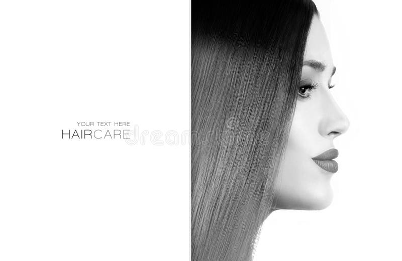 Belle fille modèle avec de longs cheveux sains Concept de soins capillaires photo stock Belle fille modèle avec de longs cheveux sains Concept de soins capillaires photo stock