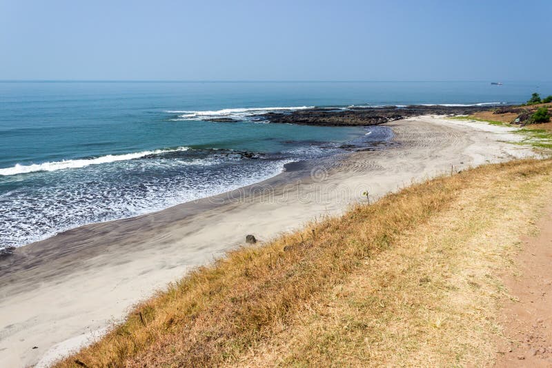 Belle plage Inde, Goa photographie stock