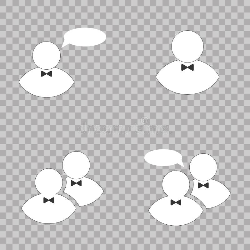 Bellen eenvoudig geïsoleerd vectorpictogram eps 10 Persoonssymbool Menselijke avatar Vlakke stijl EPS 10 op transparante achtergr royalty-vrije illustratie Bellen eenvoudig geïsoleerd vectorpictogram eps 10 Persoonssymbool Menselijke avatar Vlakke stijl EPS 10 op transparante achtergr royalty-vrije illustratie