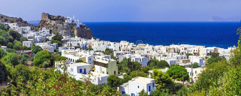 Belles îles grecques - Nisyros (Dodecanese) photo stock Belles îles grecques - Nisyros (Dodecanese) photo stock