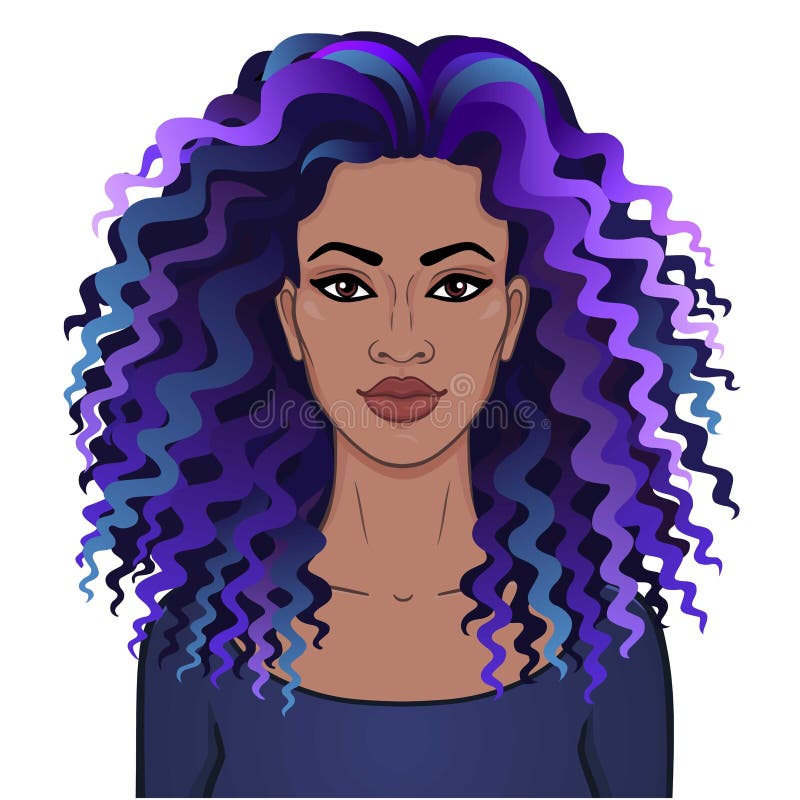 Bellezza africana E royalty illustrazione gratis