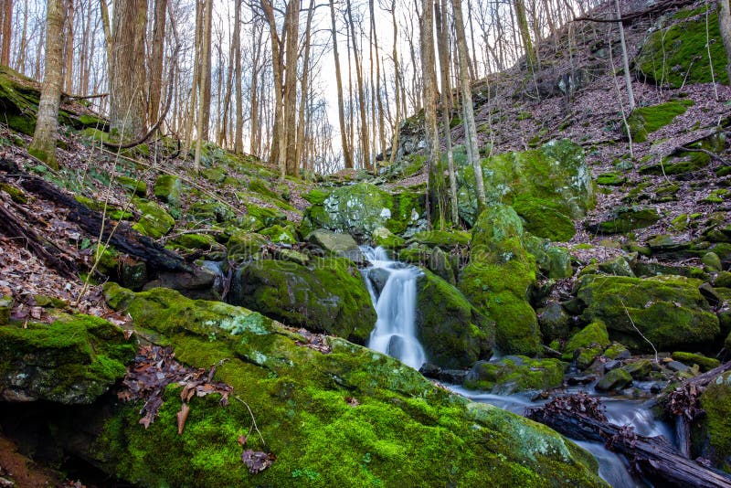 Bellezza del fianco di una montagna nascosta immagini stock Bellezza del fianco di una montagna nascosta immagini stock