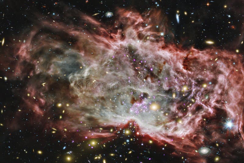 Bellezza di spazio cosmico Carta da parati della fantascienza illustrazione di stock Bellezza di spazio cosmico Carta da parati della fantascienza illustrazione di stock