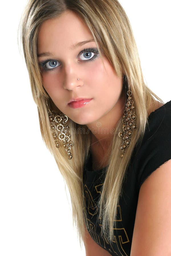 Bellezza-fine teenager su 2 fotografia stock Bellezza-fine teenager su 2 fotografia stock