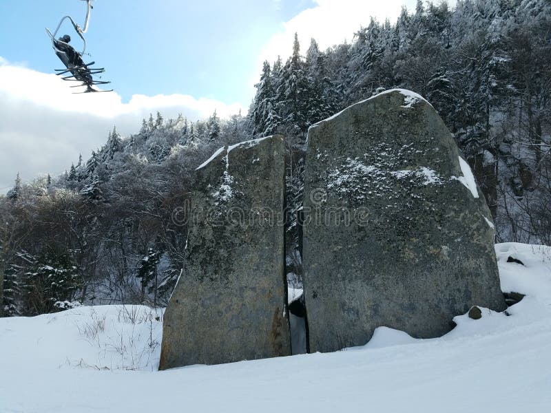 Bellezza nascosta nella neve immagini stock Bellezza nascosta nella neve immagini stock