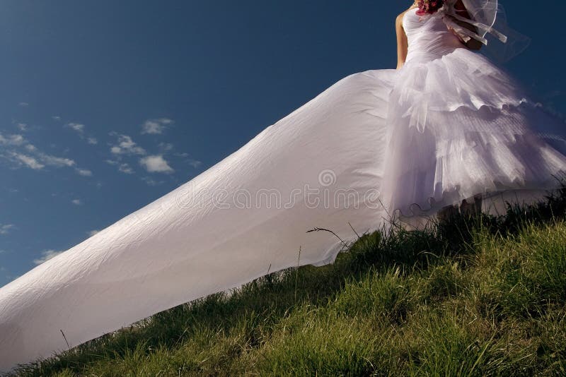 bello cielo della sposa della priorità bassa fotografia stock bello cielo della sposa della priorità bassa fotografia stock