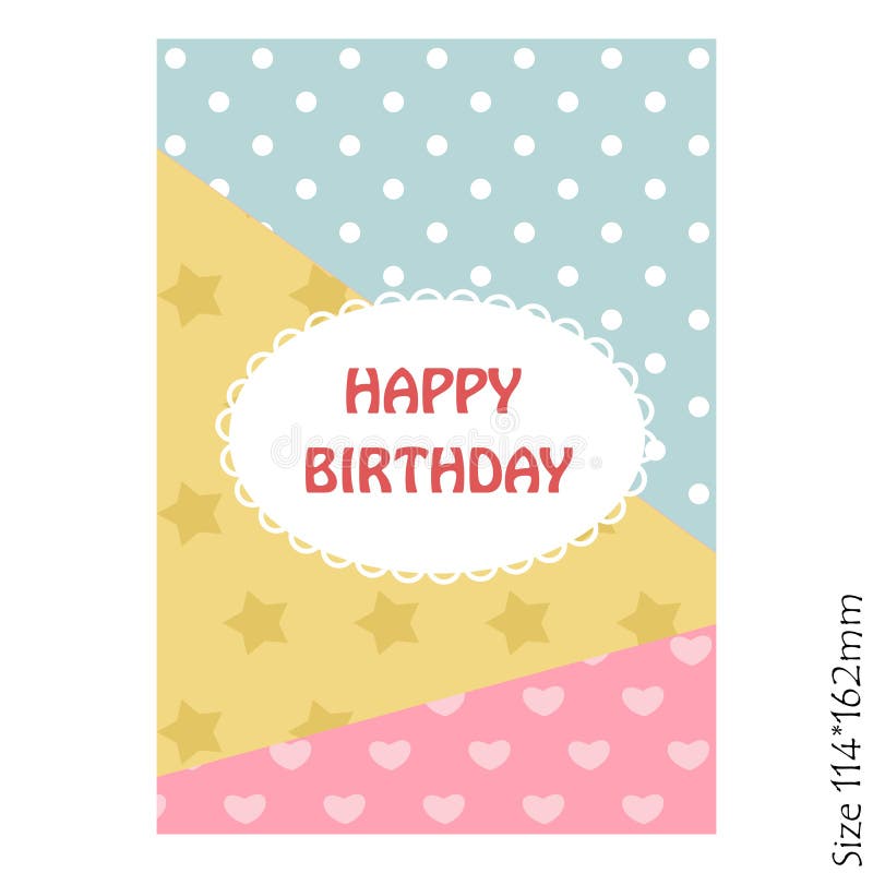 Bello compleanno della cartolina d'auguri buon Invito di vettore con un bello collage della foto illustrazione vettoriale Bello compleanno della cartolina d'auguri buon Invito di vettore con un bello collage della foto illustrazione vettoriale