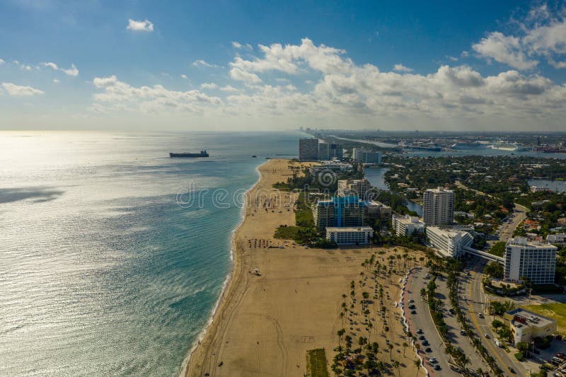 Bello e colorato Fort Lauderdale Florida USA immagine stock