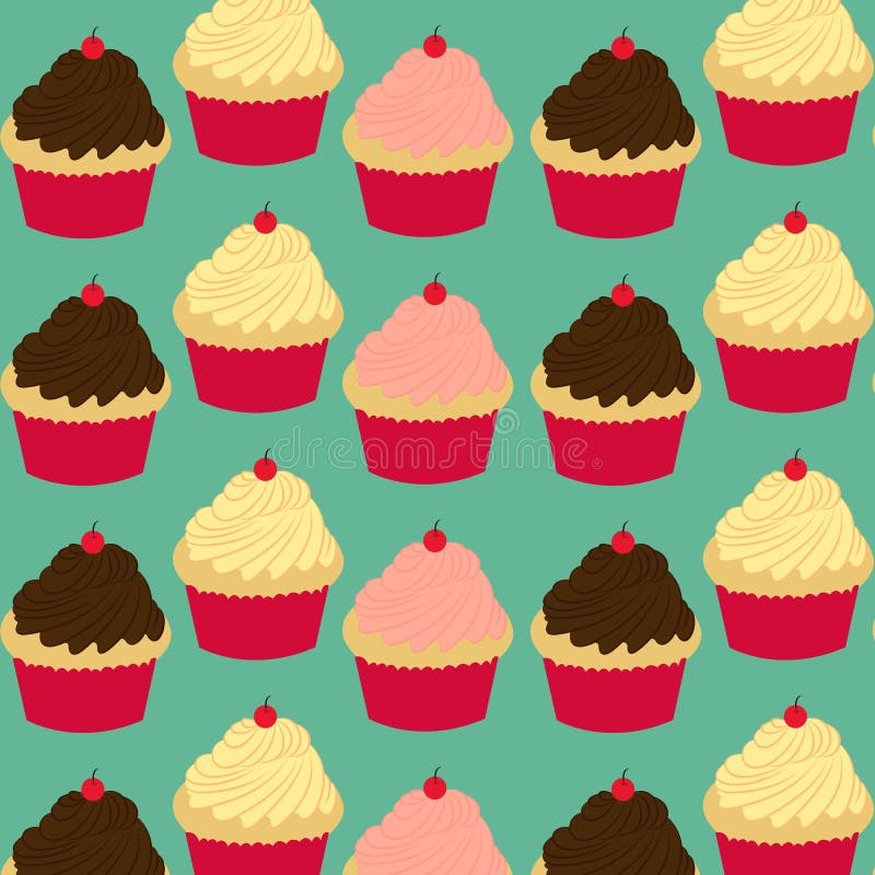 Bello fondo, bigné della stampa, modello dolce, fragola, cacao, vaniglia, muffin, dolce, vettore, jpg, ENV illustrazione di stock Bello fondo, bigné della stampa, modello dolce, fragola, cacao, vaniglia, muffin, dolce, vettore, jpg, ENV illustrazione di stock