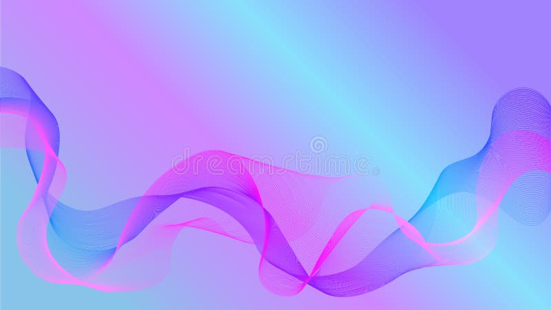 Bello fondo con l'onda rosa blu 1 illustrazione vettoriale Bello fondo con l'onda rosa blu 1 illustrazione vettoriale