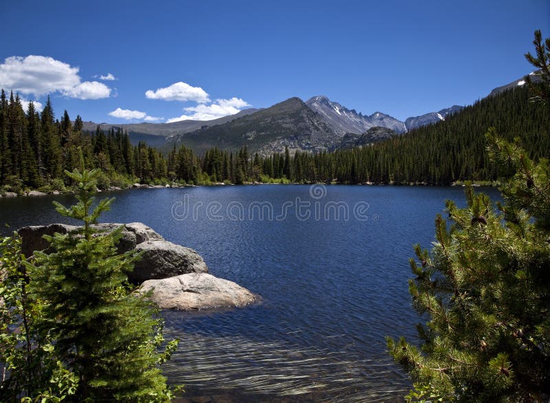 Bello lago alta mountain fotografia stock libera da diritti Bello lago alta mountain fotografia stock libera da diritti