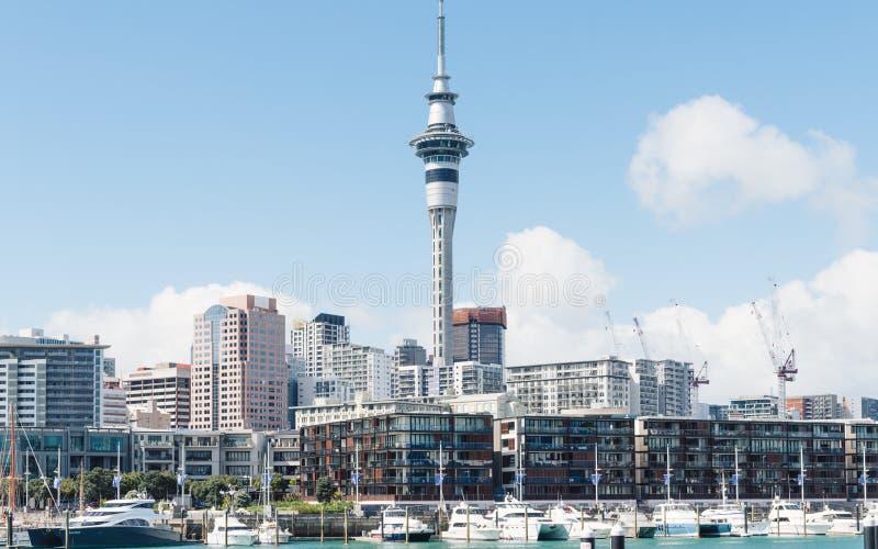 Bello paesaggio di Auckland in Nuova Zelanda fotografia stock Bello paesaggio di Auckland in Nuova Zelanda fotografia stock