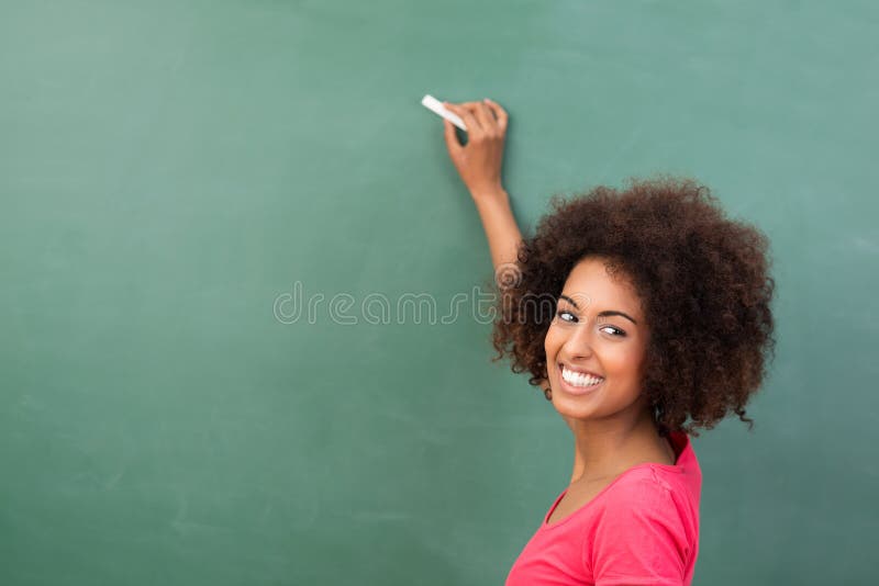 Bello studente o insegnante afroamericano fotografie stock Bello studente o insegnante afroamericano fotografie stock