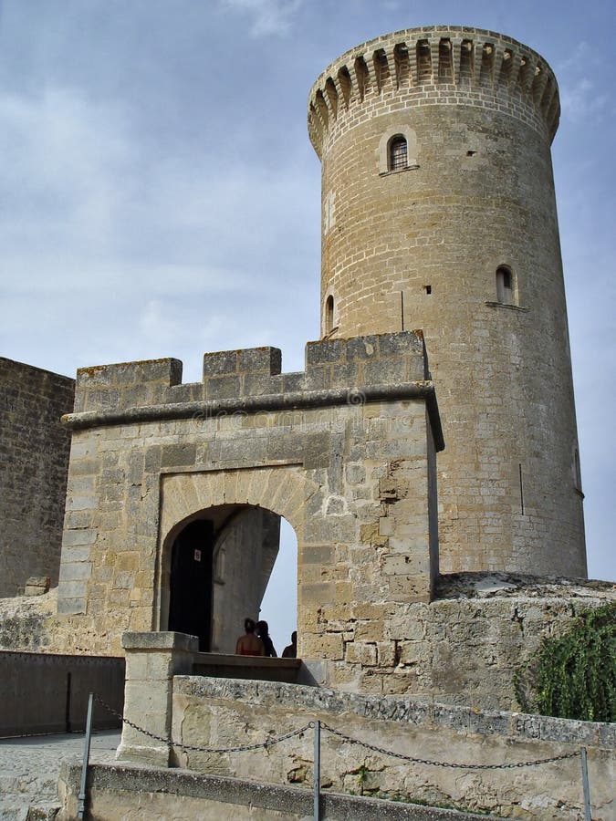 Bellver Castle in Palma de Mallorca, Spain