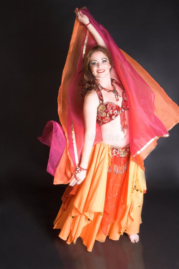 Belly Dancer in Red