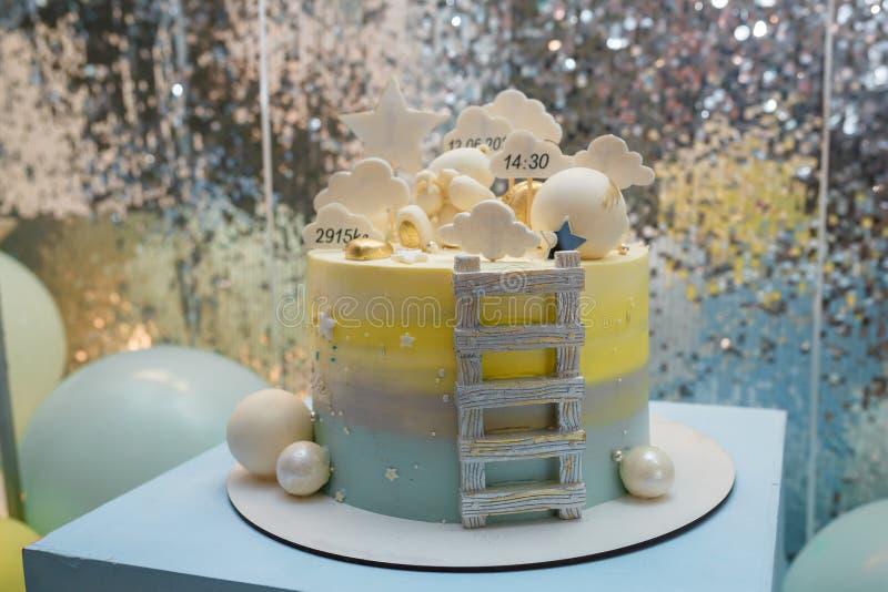 Eiveny – Topo de bolo de aniversário feliz azul brilhante – Para comemorar  a crianças de 00 anos, decoração de artigos de festa de 00 anos de idade,  50th