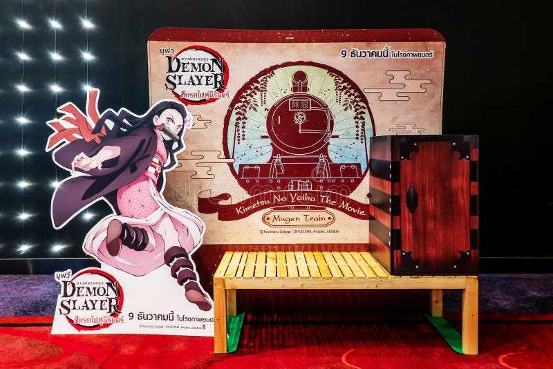 Belo Standee De Filmes De Anime Demon Slayer No Cinema Para