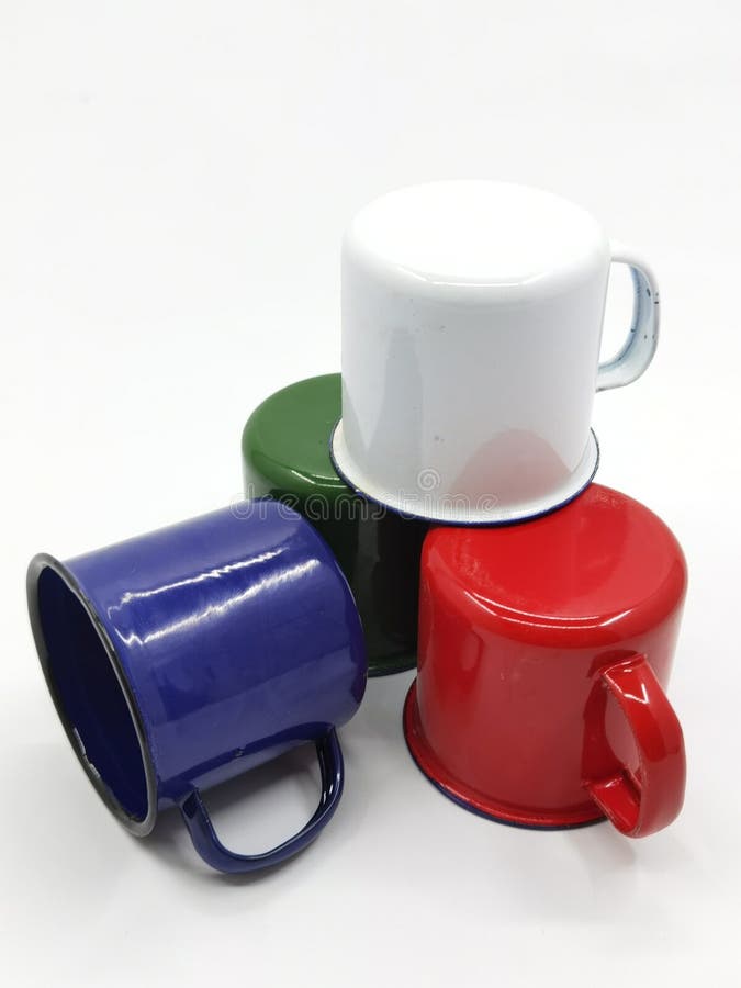 Belos copos de nuances antigas são esteticamente agradáveis foto de stock