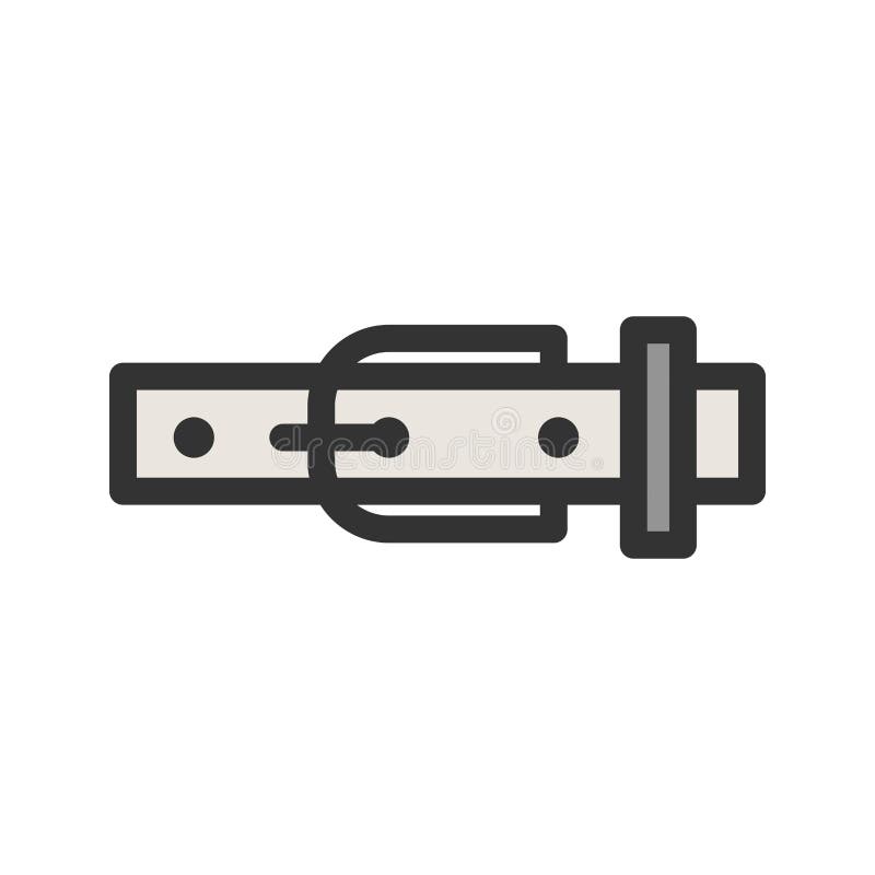 Gun Belt stock vector. Illustration of belt, vector, ammunition - 79411447