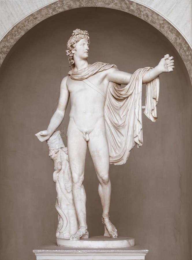 The Belvedere Apollo - Statue in Vatican Museum Editorial Stock Photo -  Image of history, antiquity: 46726688
