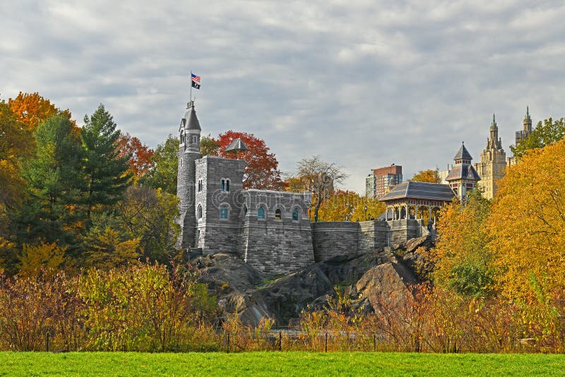 Belvedere Castle 1867-1869 in Central Park in Manhattan, New York City ...