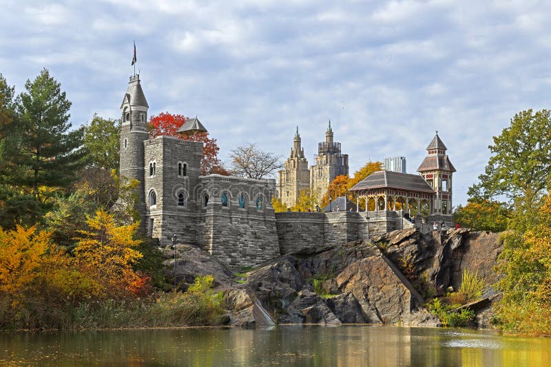 Belvedere Castle 1867-1869 on Shore of Turtle Pond in Central Park in ...