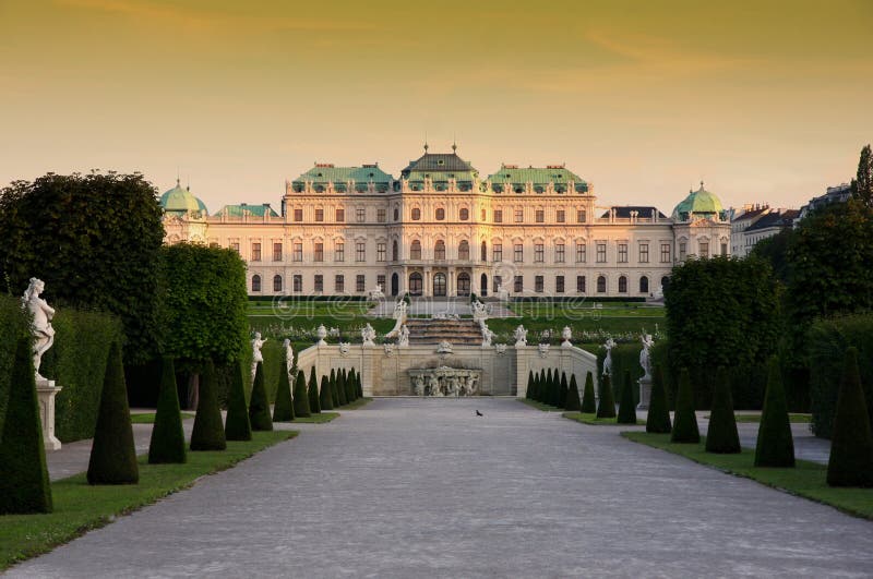 Belvedere in Vienna, Austria