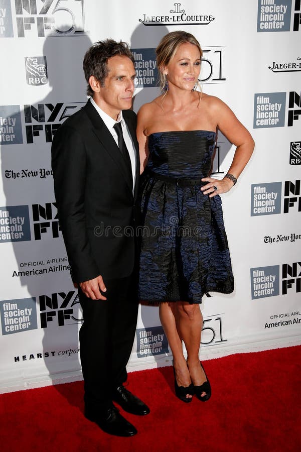 NEW YORK-OCT 5: Actors Ben Stiller (L) and wife Christine Taylor attend the Centerpiece Gala Presentation Of 'The Secret Life Of Walter Mitty' during the 51st New York Film Festival at Alice Tully Hall at Lincoln Center on October 5, 2013 in New York City. NEW YORK-OCT 5: Actors Ben Stiller (L) and wife Christine Taylor attend the Centerpiece Gala Presentation Of 'The Secret Life Of Walter Mitty' during the 51st New York Film Festival at Alice Tully Hall at Lincoln Center on October 5, 2013 in New York City.