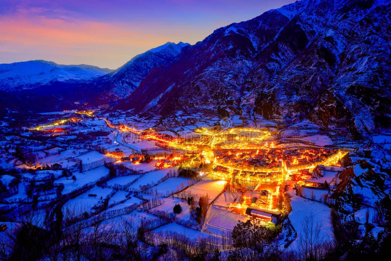 Benasque Frozen Reservoir Paso Nuevo in Pyrenees Stock Photo - Image of ...