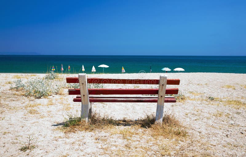 Bench on the beach