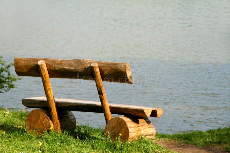Bench near a lake