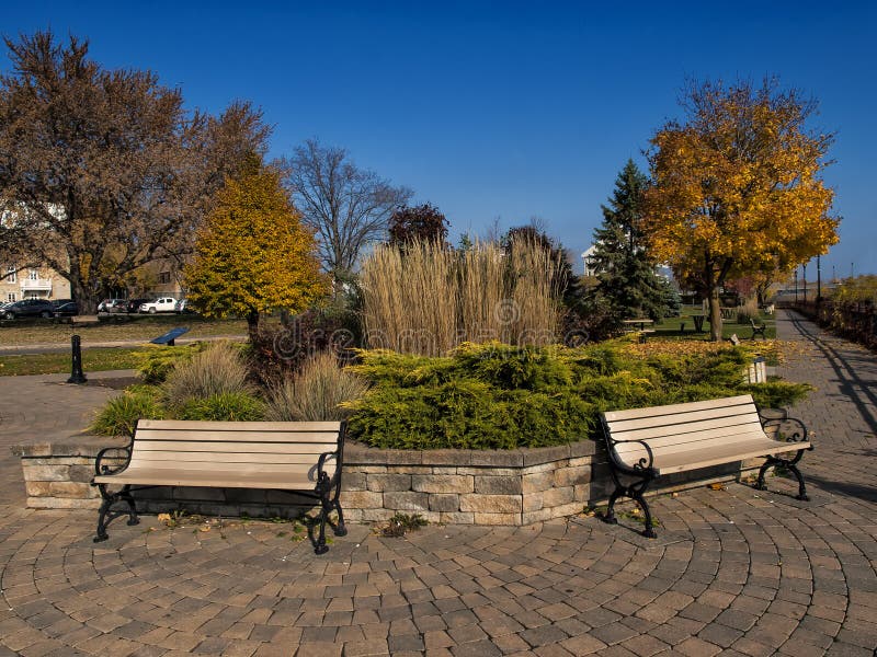 Benches in Park